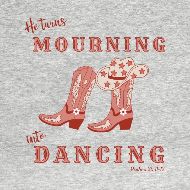 Christian Mourning Into Dancing Psalms 30 Monochrome Design by bbreidenbach